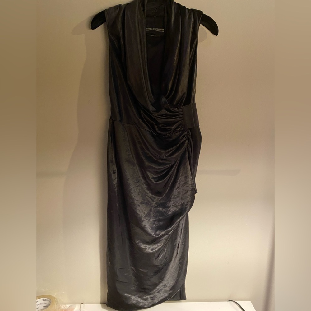 Allsaints Co Ltd black Japanese cloth size 12 dress